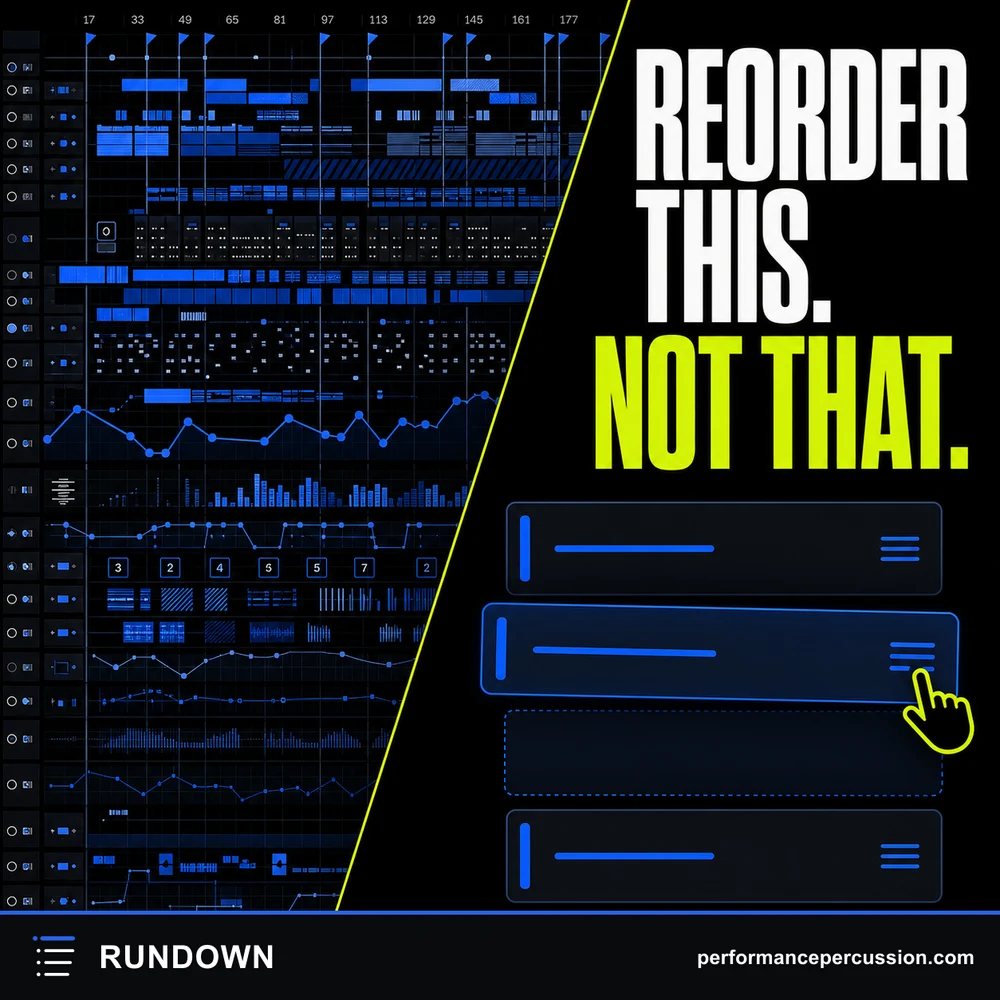 Setlist campaign artwork for Rundown